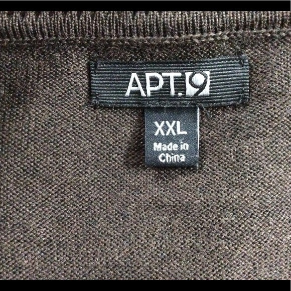 🔥🔥 MUST BUNDLE APT. 9 Brown Sweater Size XXL - Picture 3 of 4